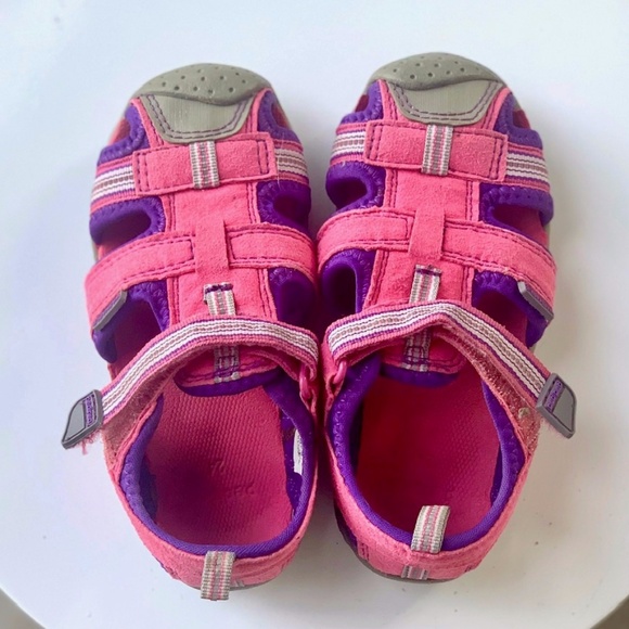 PEDIPED Flex Sahara Fuchsia/Lavender Sandals SIZE: US7.5-8/ EU 24 - Picture 2 of 6